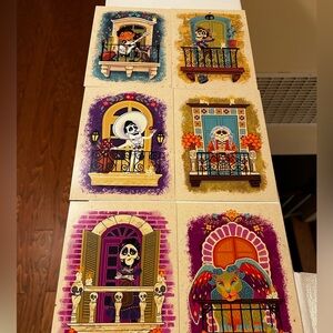 Disneyland Set of Six Coco Postcards